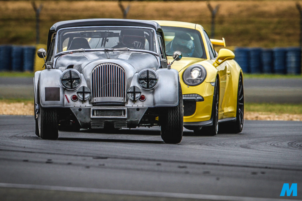 Morgan Plus 8 & Porsche GT3